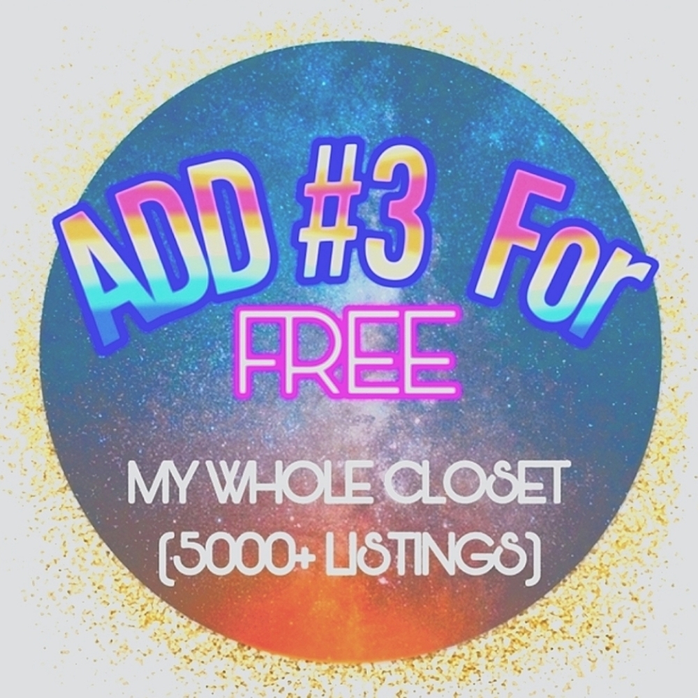 Yep! 3rd item always FREE ✨️✨️ OVER 5000 LISTINGS! BUNDLE FOR YOUR BEST …